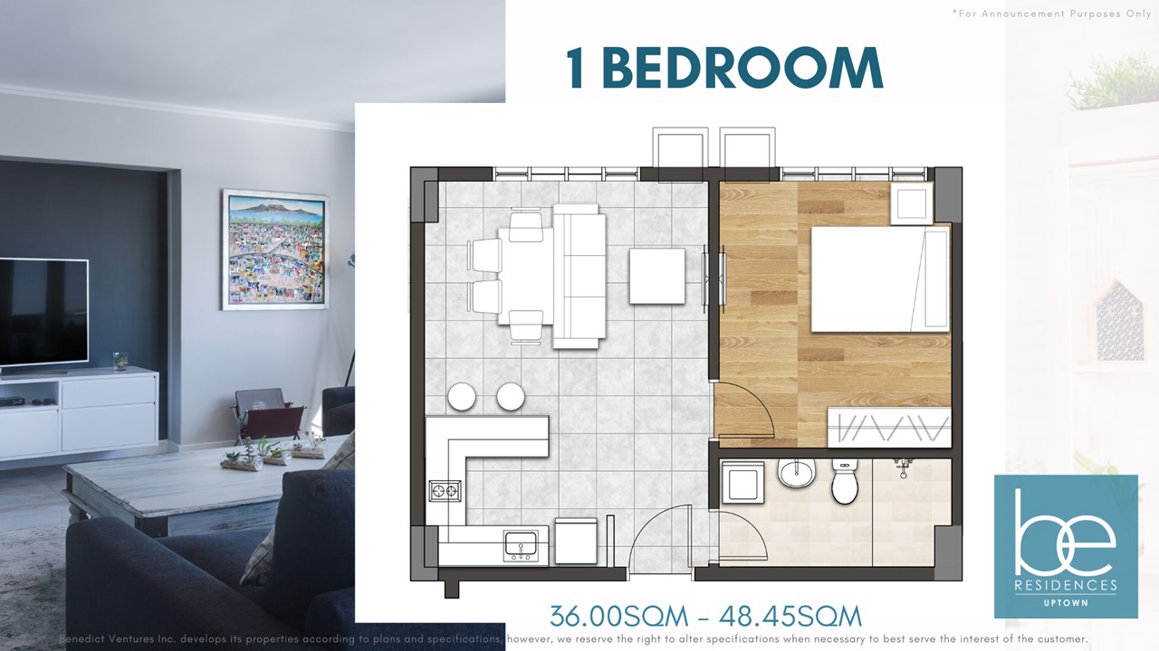 ONE BEDROOM DELUXE BE UPTOWN RESIDENCES Goodwill Realty